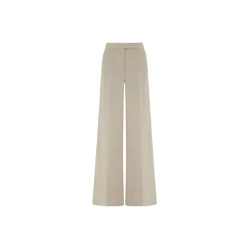 MaxMara Sequoia Pleat Detailed Wide Leg Trousers