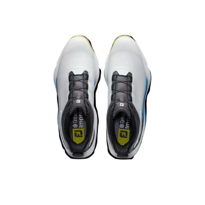 FOOTJOY Anti Slip Wear Resistant Low Top Golf Shoes Men's White Black Blue-3