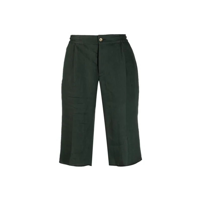 KITON Linen Bermuda Shorts-0