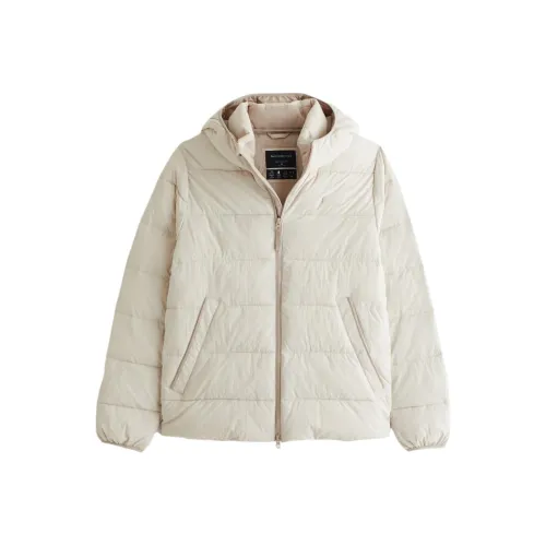 Abercrombie＆Fitch Puffer Jackets Men Oat