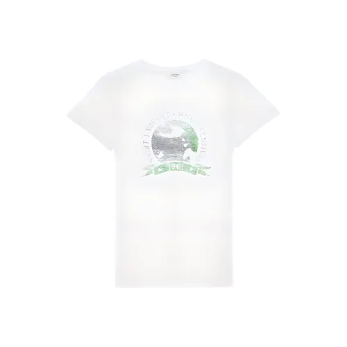 SAINT LAURENT Music Festival Crewneck T Shirt