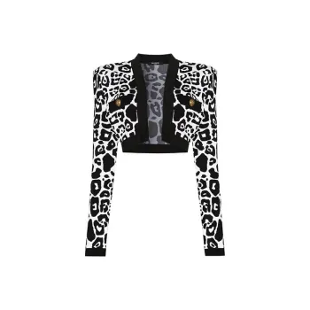 BALMAIN FW21 Loose Fit Knitwear Women's Black