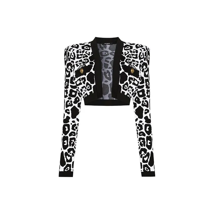 BALMAIN FW21 Loose Fit Knitwear Women's Black-0