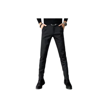 Devanro Casual Pants Men's Black