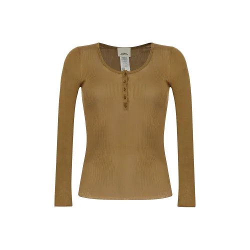 ISABEL MARANT Lamylic Long Sleeved Ribbed Top
