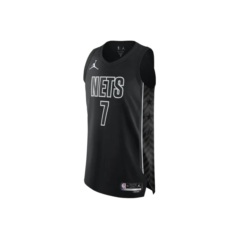 Jordan NBA Brooklyn Basketball Jerseys Men's Black-0