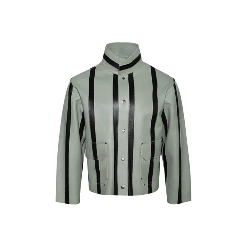 BODE Seafoam Stripe Welding Jacket-0
