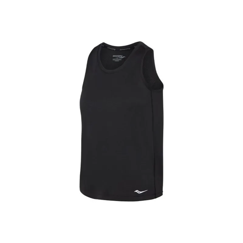 Saucony Stopwatch Singlet Tank Tops Women's Black-0