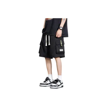 Caramella Cargo Shorts Unisex Black