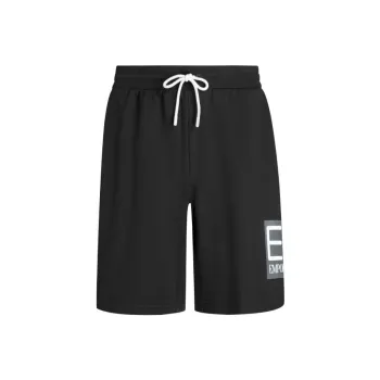 EMPORIO ARMANI EA7 SS24 Casual Shorts Men's Black
