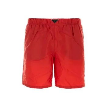 PRADA Swimming Shorts Men's Red