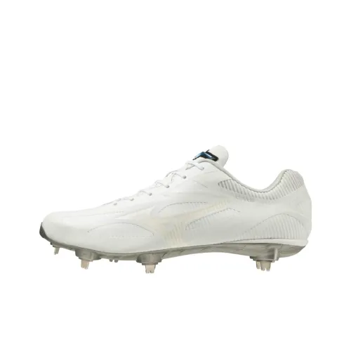 Mizuno Low Top Upper Height Slip Resistant And Abrasion Resistant Functionality Baseball Shoes Men's White