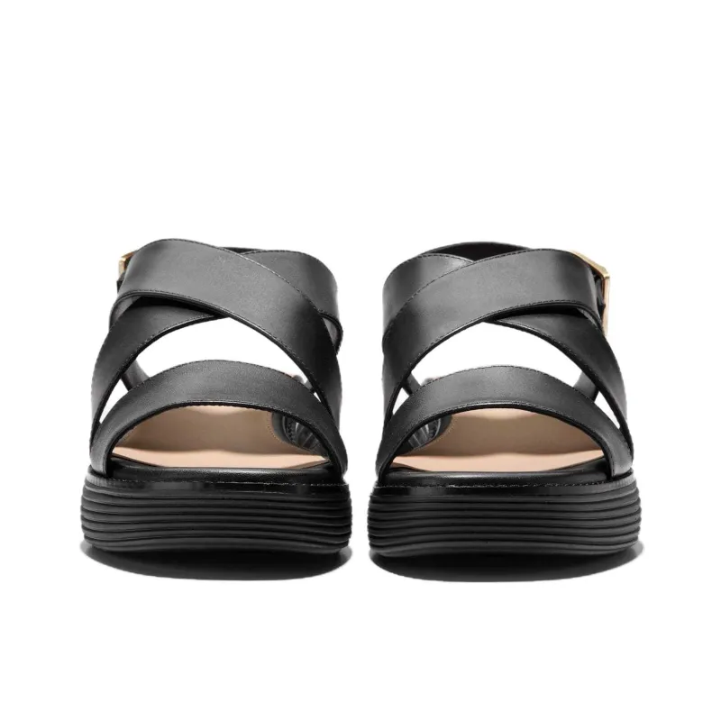 COLE HAAN One Strap Sandals Women's Black-3