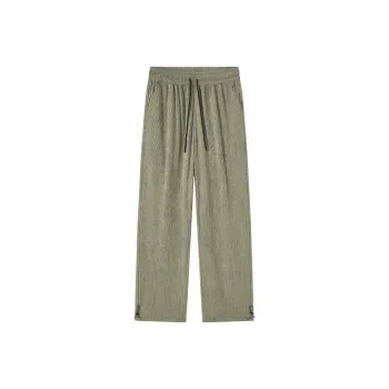 DEERWAY Casual Pants Unisex Burgundy