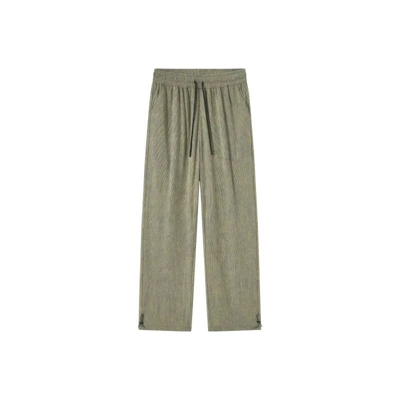 DEERWAY Casual Pants Unisex Burgundy-11
