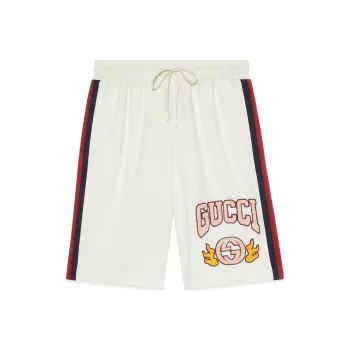 GUCCI Chinese New Year SS24 Casual Shorts Men's Ecru