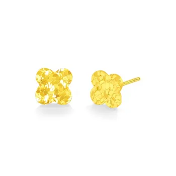 Love Link 925 Sterling Silver Stud Earrings Women's