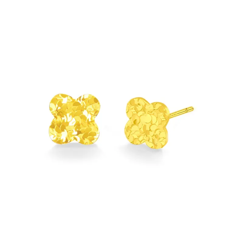 Love Link 925 Sterling Silver Stud Earrings Women's-0