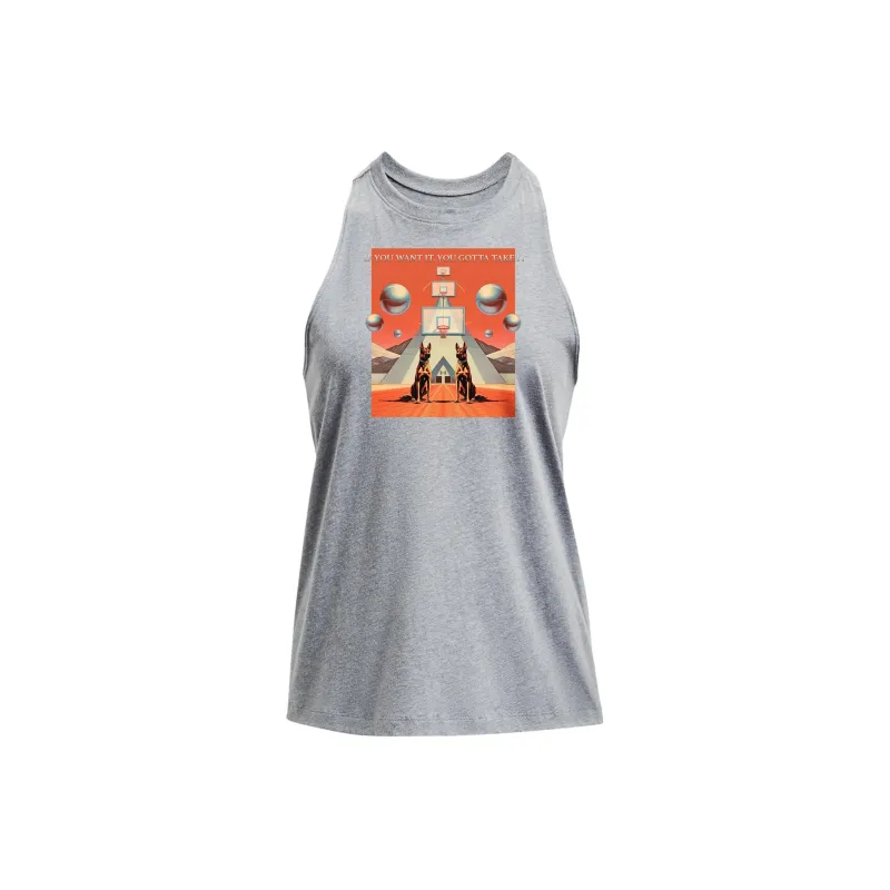 Under Armour Kelsey Plum Tank Tops Women's Gray-0