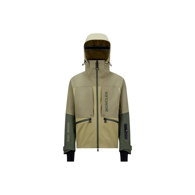 Moncler Grenoble Logo Printed Hooded Jacket-0