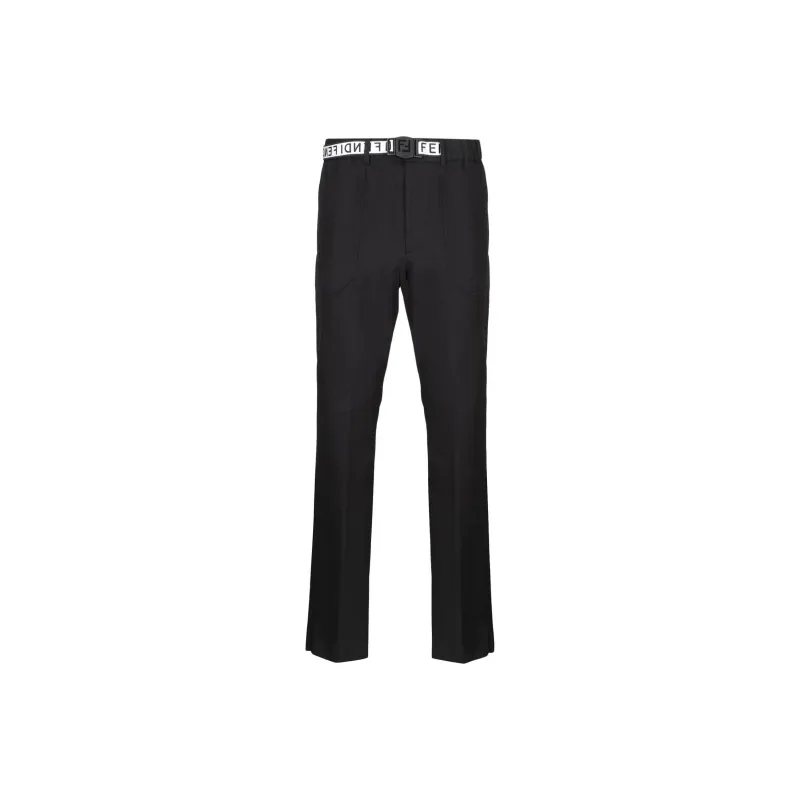 FENDI Logo Tape Pants-0