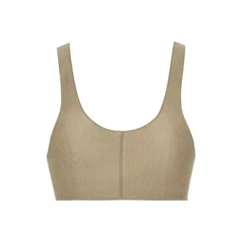 SAINT LAURENT SS23 Tank Top Women's Khaki