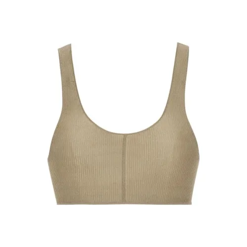 SAINT LAURENT SS23 Tank Top Women's Khaki