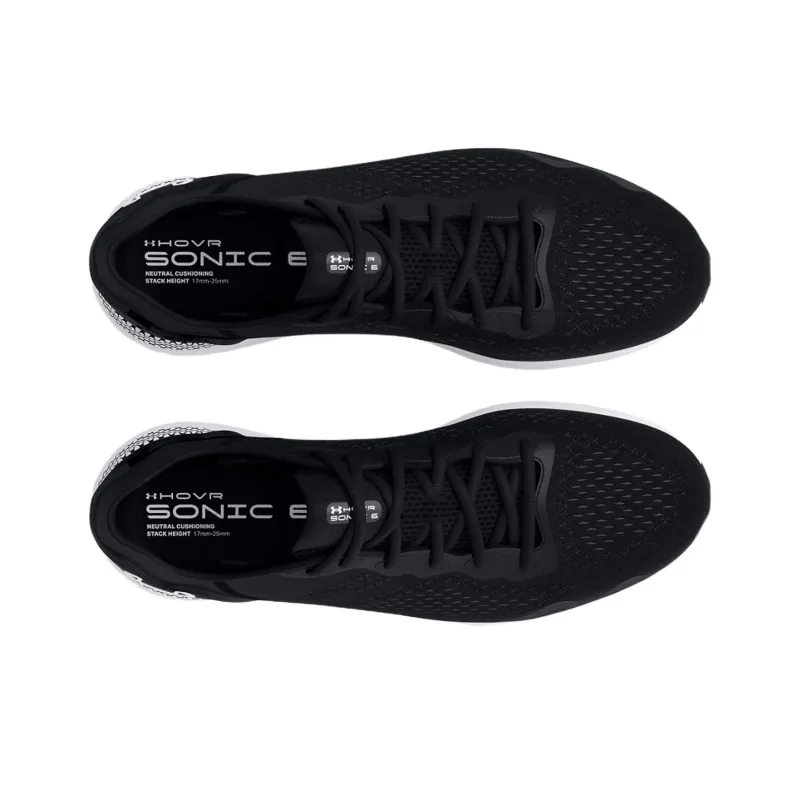 Under Armour Hovr Sonic 6 Anti Slip Wear Resistant Low Top Casual Running Shoes Men's Black-3