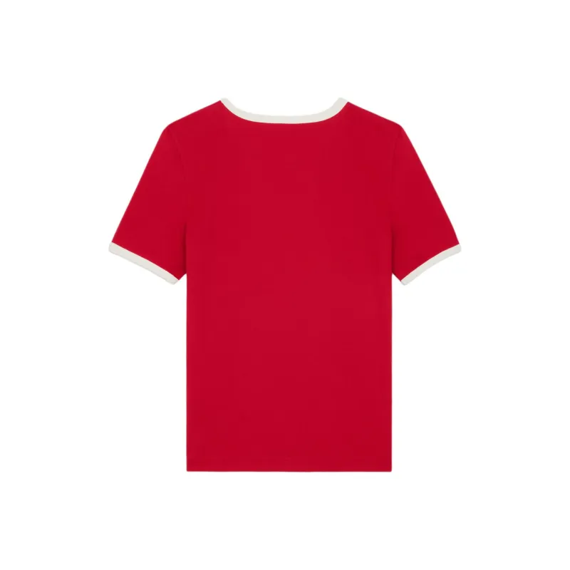 CELINE Regular T Shirt Women's Red-1