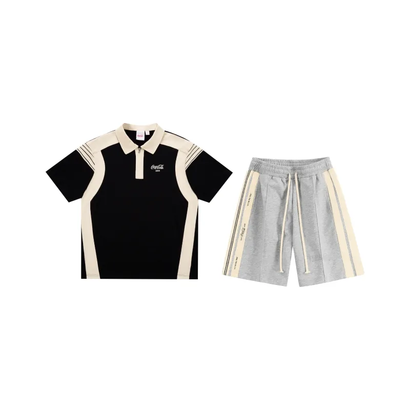 Coca-Cola Casual Sports Shorts Set Unisex-3