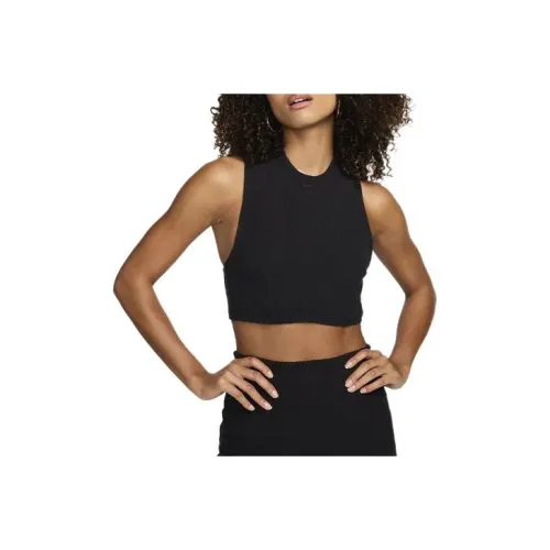 Nike Sportswear Chill Rib Women's Tight Mock Neck Cropped Tank Top