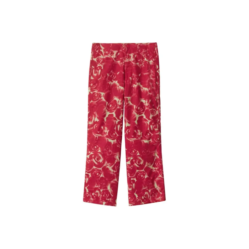 Burberry FW23 Casual Pants Men's Red-0