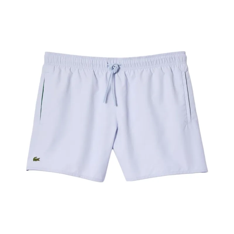 LACOSTE Logo appliqué Drawstring Swim Shorts-0