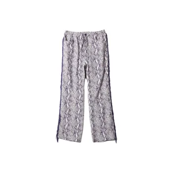 Needles Snakeskin-print Fringed Trousers