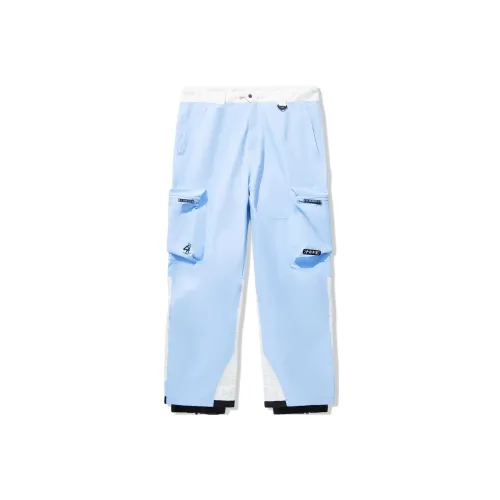 LiNing Sports Ski Pants Unisex Blue White