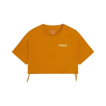 LiNing China Li Ning Crop Tops Women's Orange