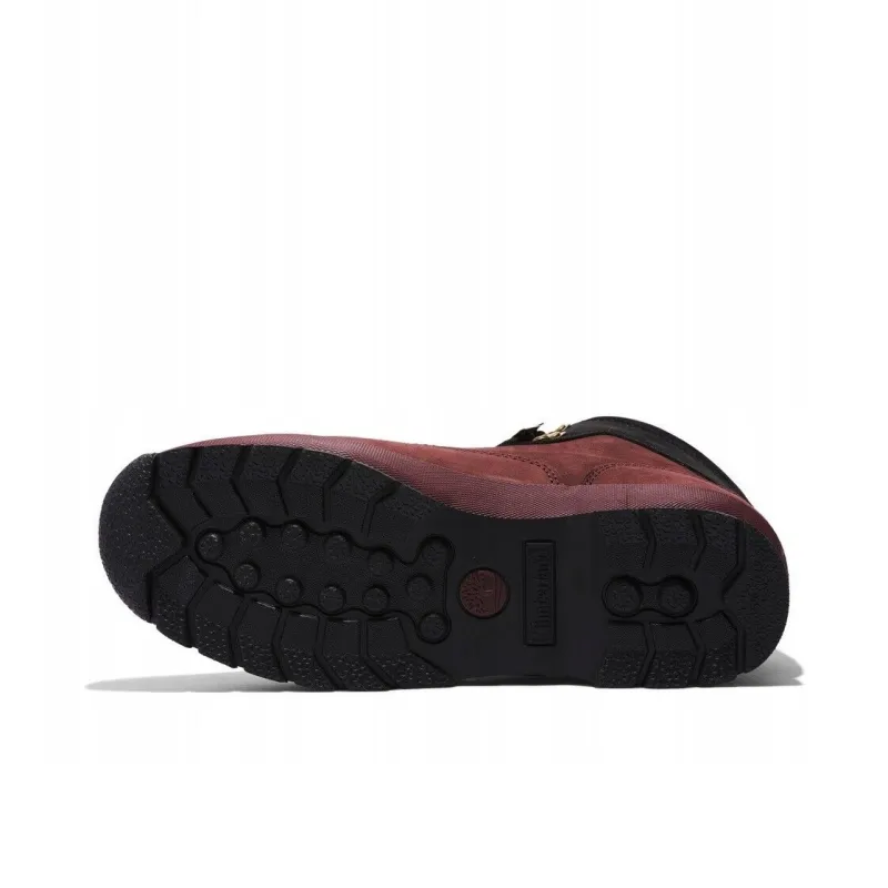 Timberland Euro Hiker Ankle Boots Men's Dark Red-5