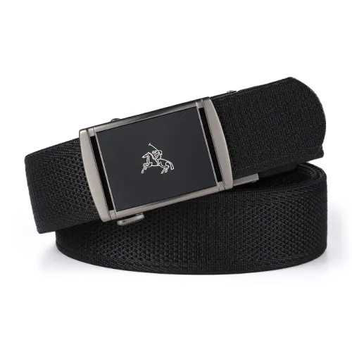 POLOMEISDO Nylon Braid Belt Unisex Width 3.8cm