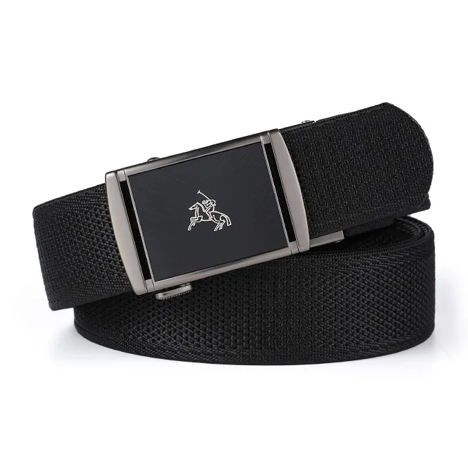 POLOMEISDO Nylon Braid Belt Unisex Width 3.8cm-0