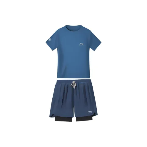 LiNing Men'swimwear Men's Blue Gray
