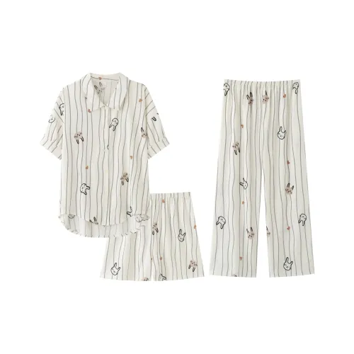 Top Melon Pajama Set Women's Image Color