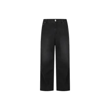 CHINISM Blackwater Series Casual Pants Unisex Washed Black