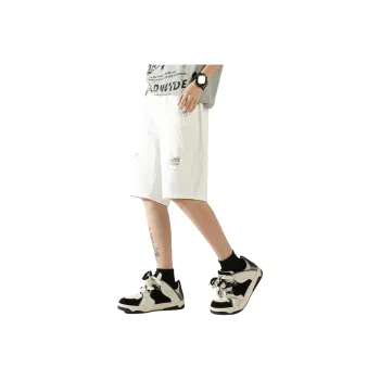 Nuthink Denim Shorts Unisex