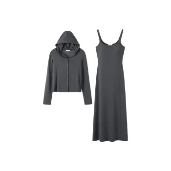 ENWEIS Pajama Set Ribbed Holiday Women's