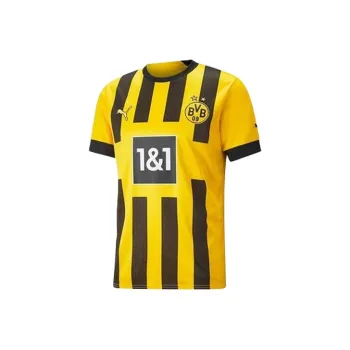 PUMA Soccer 22 23 Season, Borussia Dortmund, Fan Edition Men's Yellow