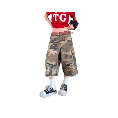 KVIV Denim Shorts Men's Camouflage