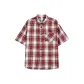[8851 Short-Sleeved]Red Plaid
