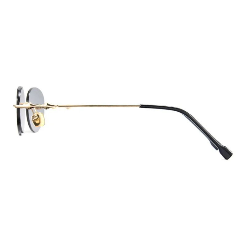 CYXUS Metal Oval Sunglasses Unisex-7