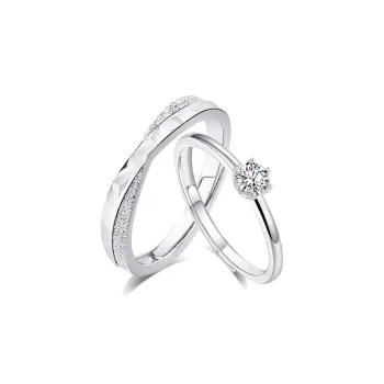KUMET Sterling Silver Rings Unisex