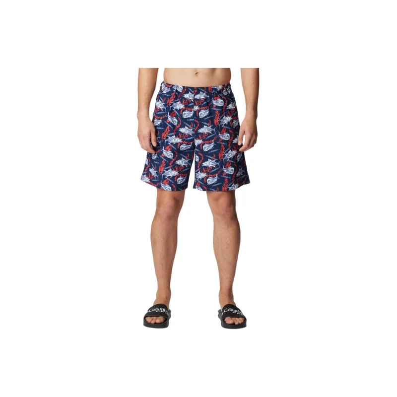 Columbia PFG Super Backcast™ Casual Shorts Men's Navy Blue-0
